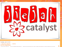 Tablet Screenshot of jiejahcatalyst.blogspot.com