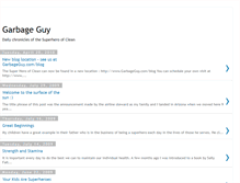 Tablet Screenshot of garbageguy.blogspot.com