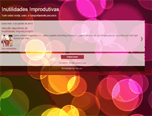Tablet Screenshot of inutilidadesimprodutivas.blogspot.com