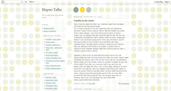 Desktop Screenshot of hapootalks.blogspot.com