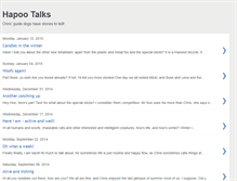 Tablet Screenshot of hapootalks.blogspot.com