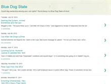 Tablet Screenshot of bluedogstate.blogspot.com