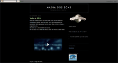 Desktop Screenshot of magia-dos-sons.blogspot.com