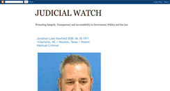 Desktop Screenshot of judicialwatch.blogspot.com