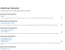 Tablet Screenshot of american-samurai.blogspot.com