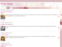 Tablet Screenshot of marie-janae.blogspot.com