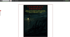 Desktop Screenshot of conspiracytheorist1.blogspot.com