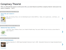 Tablet Screenshot of conspiracytheorist1.blogspot.com