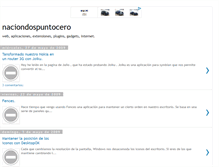 Tablet Screenshot of naciondospuntocero.blogspot.com