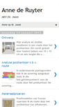 Mobile Screenshot of annederuyter.blogspot.com