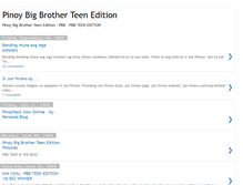 Tablet Screenshot of pinoy-big-brother-teen.blogspot.com