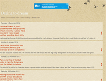 Tablet Screenshot of dreamingofabettertomorrow.blogspot.com