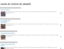 Tablet Screenshot of escoladeciclismedesabadell.blogspot.com