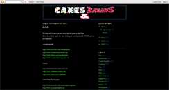 Desktop Screenshot of cakesandbrains.blogspot.com