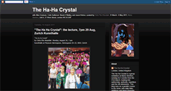 Desktop Screenshot of hahacrystal.blogspot.com