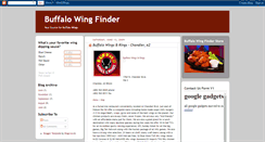 Desktop Screenshot of buffalowingfinder.blogspot.com