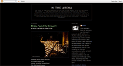 Desktop Screenshot of girlinthearena.blogspot.com