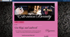 Desktop Screenshot of estonianbeauty.blogspot.com