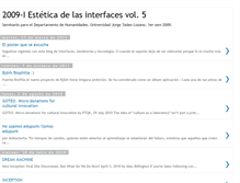 Tablet Screenshot of esteticadelasinterfaces5.blogspot.com