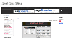 Desktop Screenshot of bestbuxwebs.blogspot.com