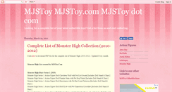 Desktop Screenshot of mjstoy.blogspot.com