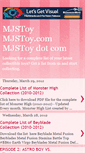 Mobile Screenshot of mjstoy.blogspot.com