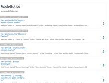 Tablet Screenshot of modelfolios.blogspot.com