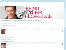 Tablet Screenshot of beingtylerflorence.blogspot.com