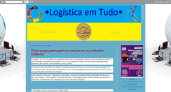 Desktop Screenshot of logisticaemtudo.blogspot.com