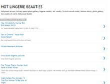 Tablet Screenshot of hot-lingerie-beauties.blogspot.com