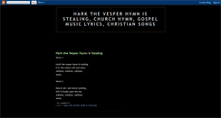 Desktop Screenshot of harkthevesperhymnisstealing.blogspot.com