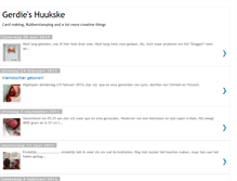 Tablet Screenshot of gerdieshuukske.blogspot.com