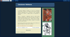 Desktop Screenshot of cancionerovaishnava.blogspot.com