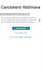 Mobile Screenshot of cancionerovaishnava.blogspot.com