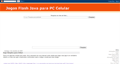 Desktop Screenshot of jogosflashjava.blogspot.com