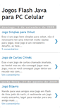 Mobile Screenshot of jogosflashjava.blogspot.com