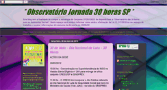 Desktop Screenshot of 30horasemsaopaulo.blogspot.com