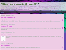 Tablet Screenshot of 30horasemsaopaulo.blogspot.com