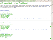 Tablet Screenshot of organicbulkherbalteashop.blogspot.com