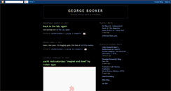 Desktop Screenshot of georgebooker.blogspot.com