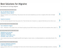 Tablet Screenshot of bestsolutionsformigraine.blogspot.com