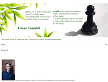 Tablet Screenshot of greengambit.blogspot.com