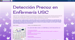 Desktop Screenshot of deteccionprecozusc.blogspot.com