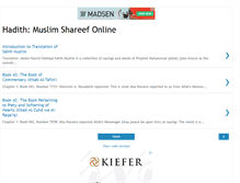 Tablet Screenshot of muslimshareef.blogspot.com