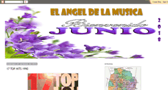 Desktop Screenshot of elangeldelamusica2012.blogspot.com