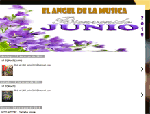 Tablet Screenshot of elangeldelamusica2012.blogspot.com