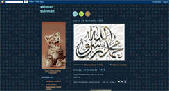 Desktop Screenshot of akhmadsuleman.blogspot.com