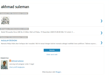 Tablet Screenshot of akhmadsuleman.blogspot.com