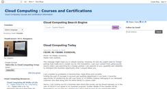 Desktop Screenshot of cloudcourses.blogspot.com