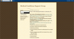 Desktop Screenshot of medical-conditions-support-group.blogspot.com